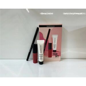 bareMinerals Pink & Red Lip Trio with Primer and Liner
